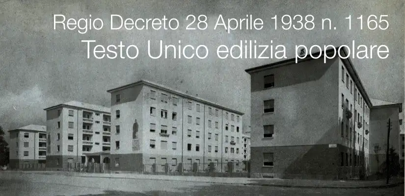 Regio Decreto 28 Aprile 1938 n. 1165
